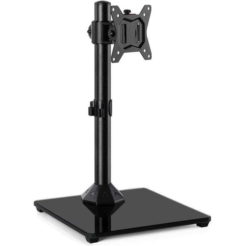 Furnimics Swivel Universal Single Monitor Stand Freestanding Desk